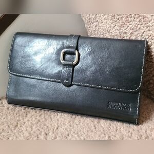 Kenneth Cole Reaction Black Leather Wallet